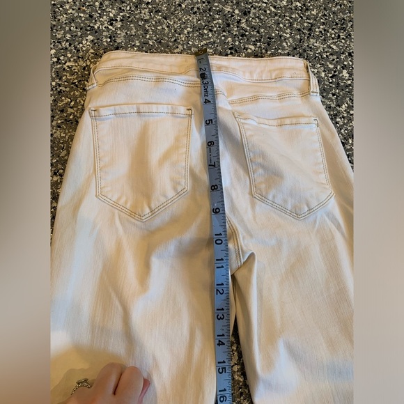 L'AGENCE DENIM MARGOT JEANS IN CREAM - Picture 2 of 7